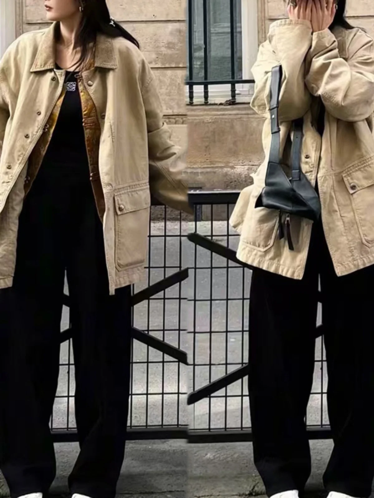 

Мужская вельветовая куртка свободного кроя в винтажном стиле с отложным воротником, осенне-зимняя, бренд Masande, китайский производитель