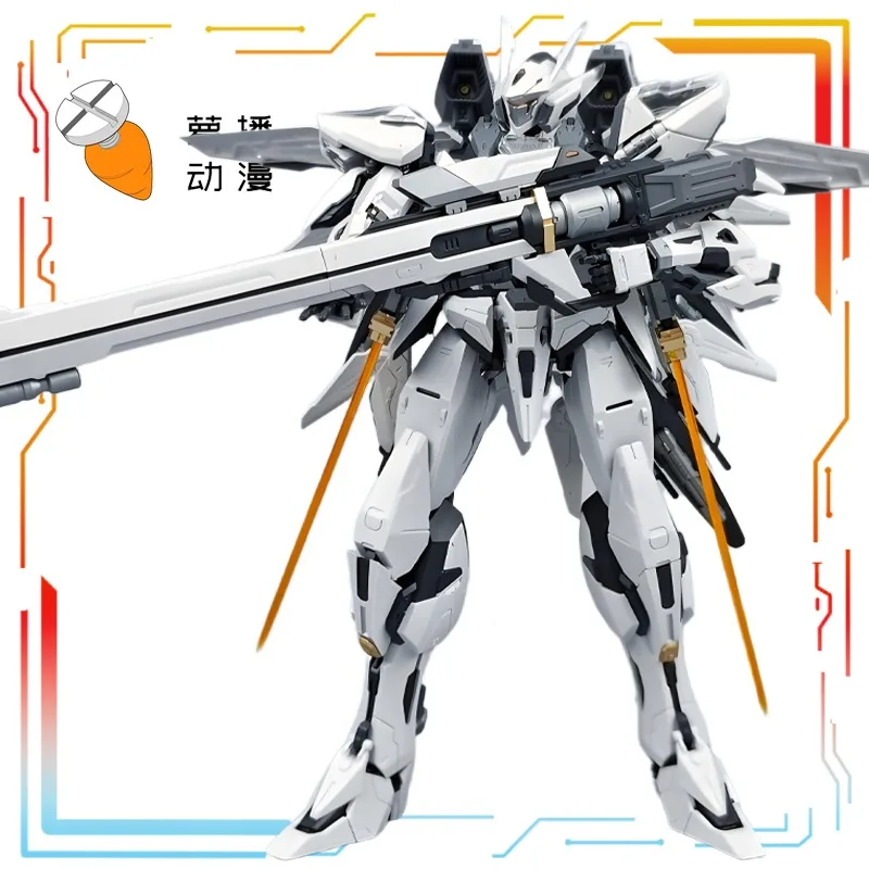 

Luobo Anime Original Humanoid Armored Company Series White Dew Anime Action Assembly Model Toys Collectible Model Gifts for Boys