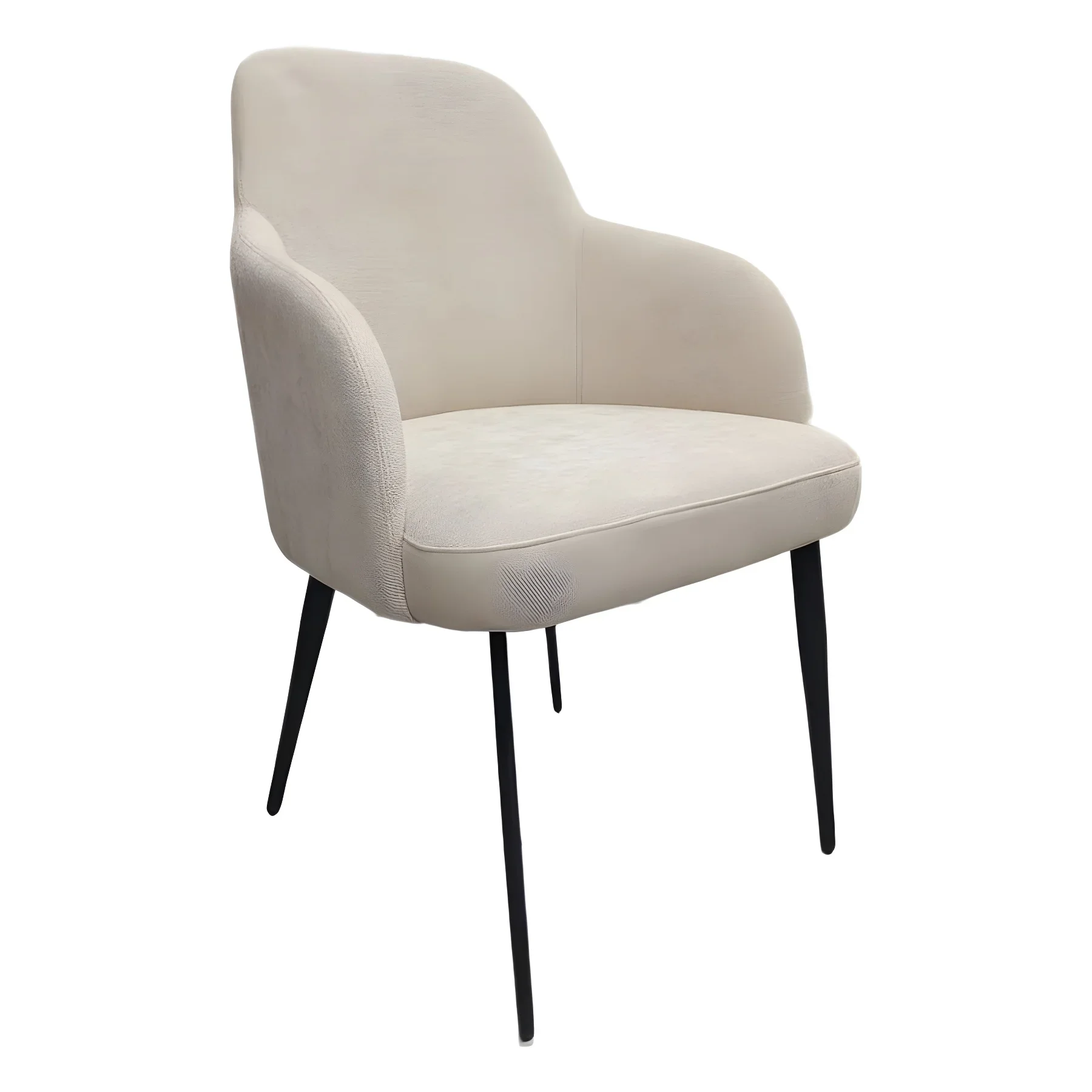 

Italian style, dining chair, household small apartment light luxury high-end, feeling chair, modern simplicity with armrests