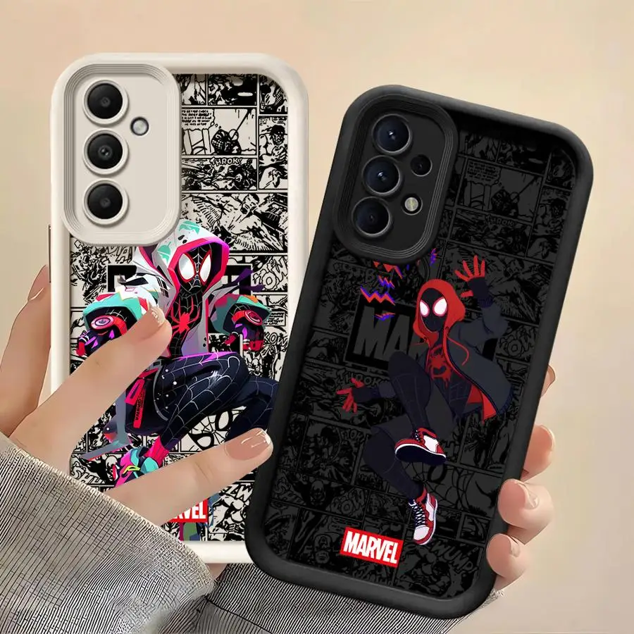 

TPU Soft Phone Case for Samsung Galaxy A24 A13 A32 A36 A16 A26 A22 A34 A56 A33 A14 A23 A12 Fashion Marvel Spiderman