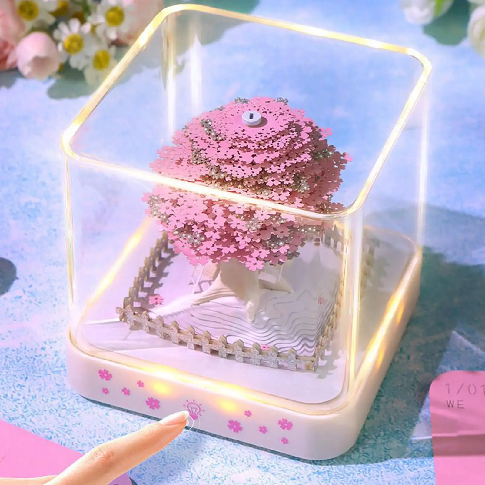 2026 Calendar 2026 Tree Tear Away Calendar Notepad Notepad Home Decor For School Office Conference Room Bedroom Library Table