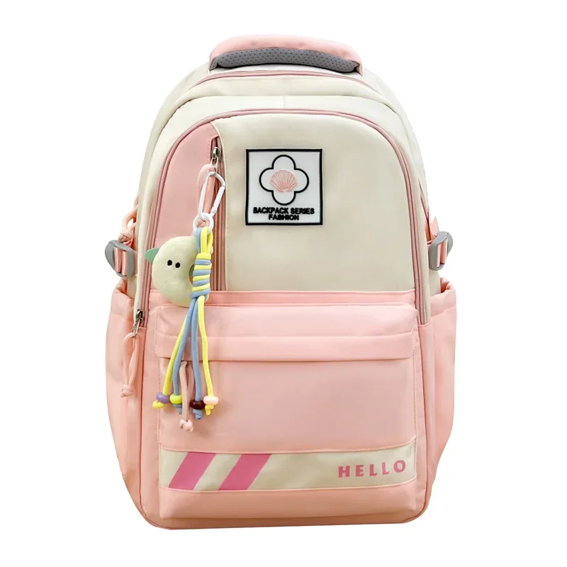 

Fashion Large Capacity Unisex Student Backpack Durable Rucksack Daily School Travel Bag For Girls Boys Women Casual Outdoor Leis