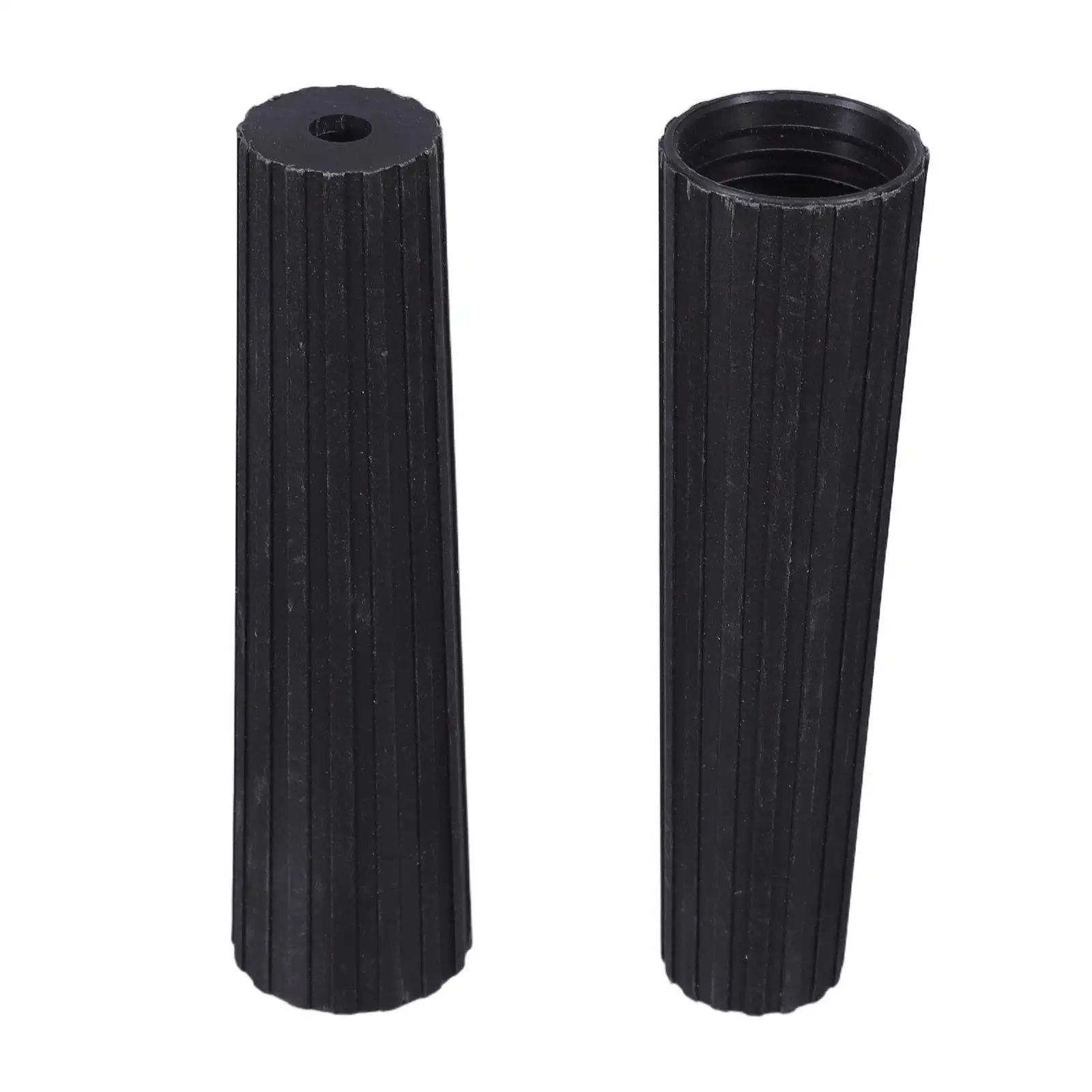 2pcs Broom Handle Threaded Pole Adapter Connectors Plastic Telescoping Pole End Tip for Mops Brooms Extension