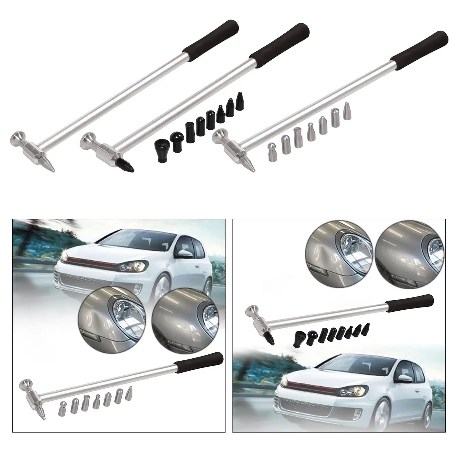 أداة إصلاح دنت السيارات أداة إصلاح دنت السيارة للخدوش الأخرى لوحة معدنية إزالة دنت جسم السيارة للدراجات النارية