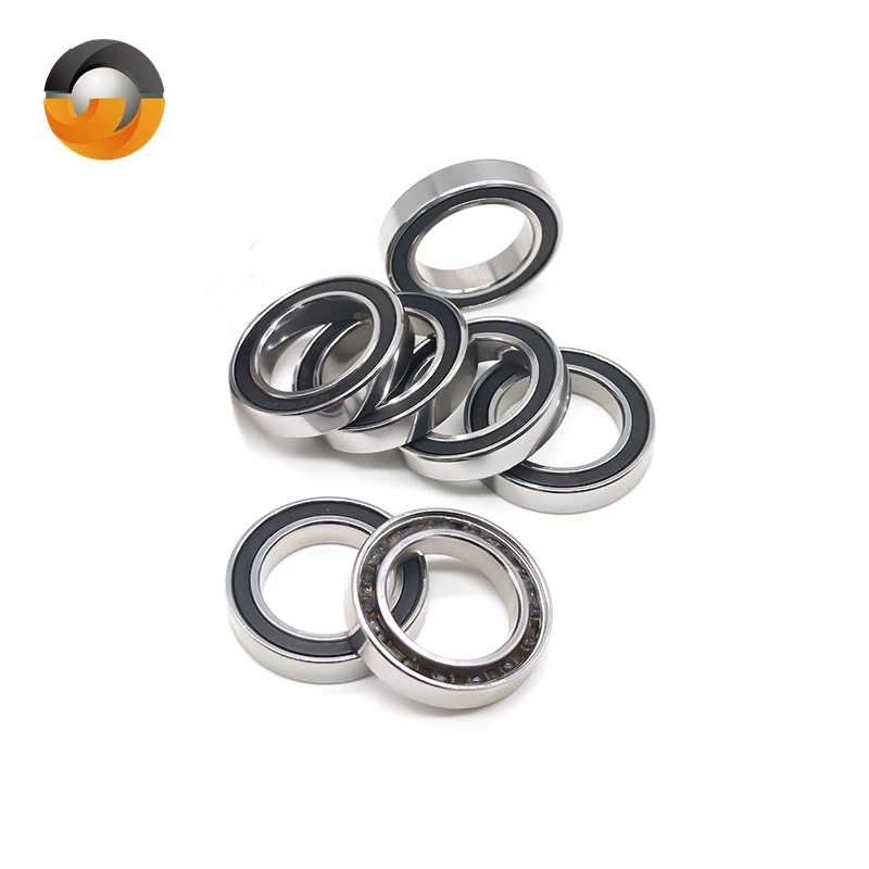 1PCS S6803RS CB Stainless Steel Hybrid Ceramic Bearing 17x26x5 mm ABEC-9 Bicycle Hub Front Rear Hubs Wheel 17 26 5 Bearing