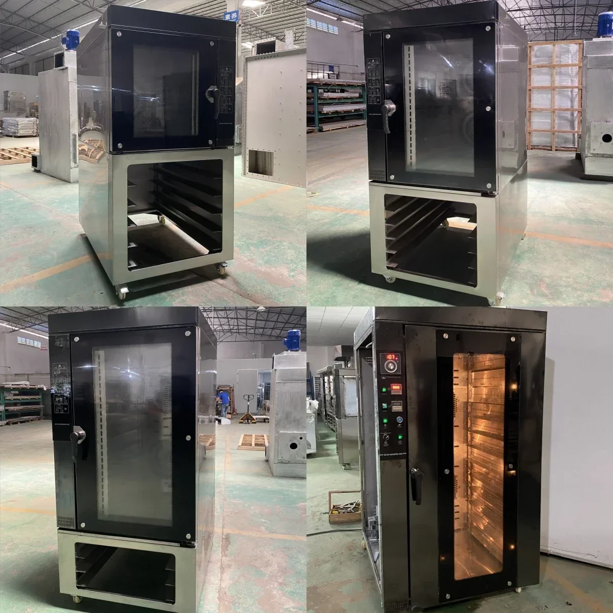 Commercial Restaurant 5 8 10 12 Trays Convection Oven Natural Convection Air Fryer Oven With Timer