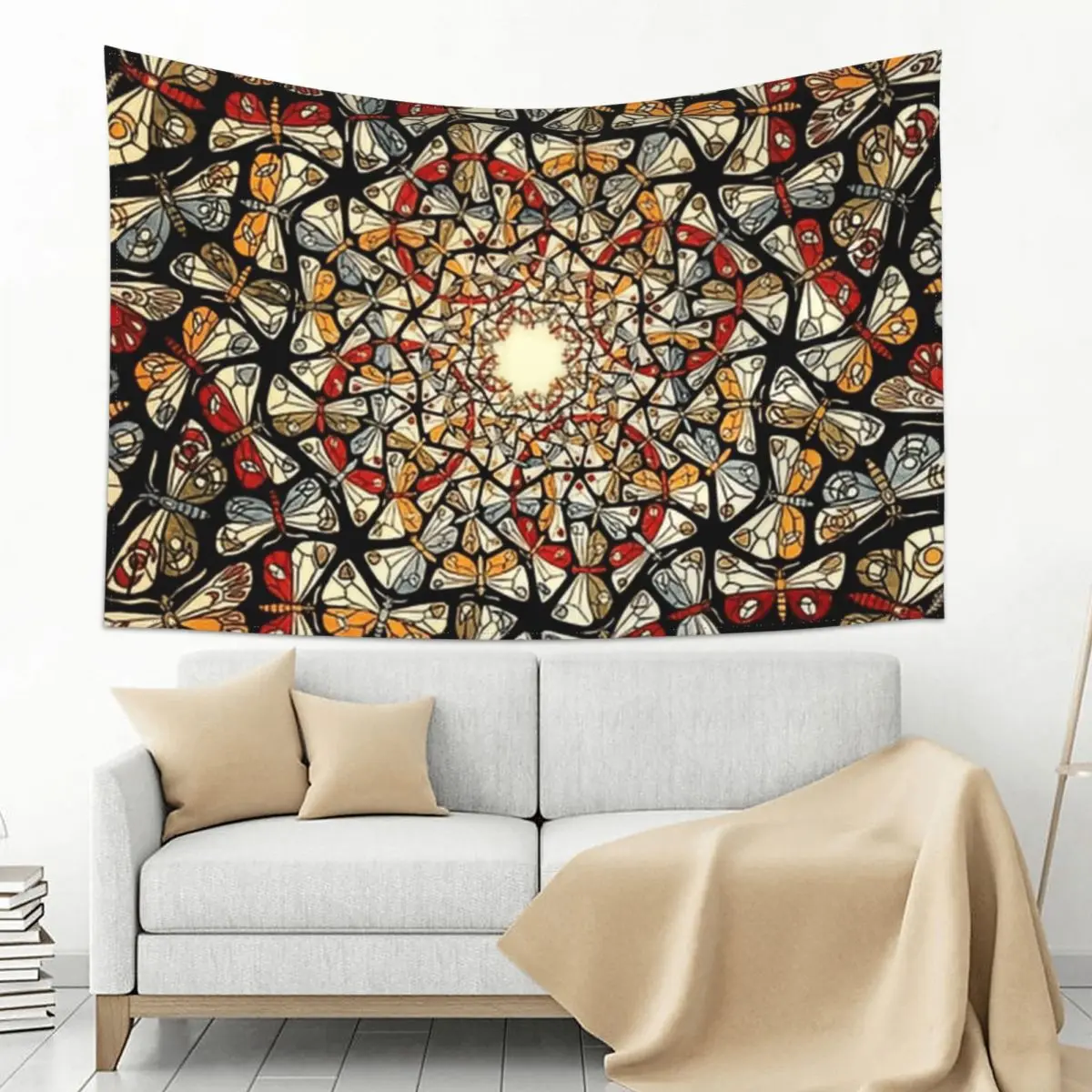 

Circle Limit with Butterflies by M.C. Escher Tapestry