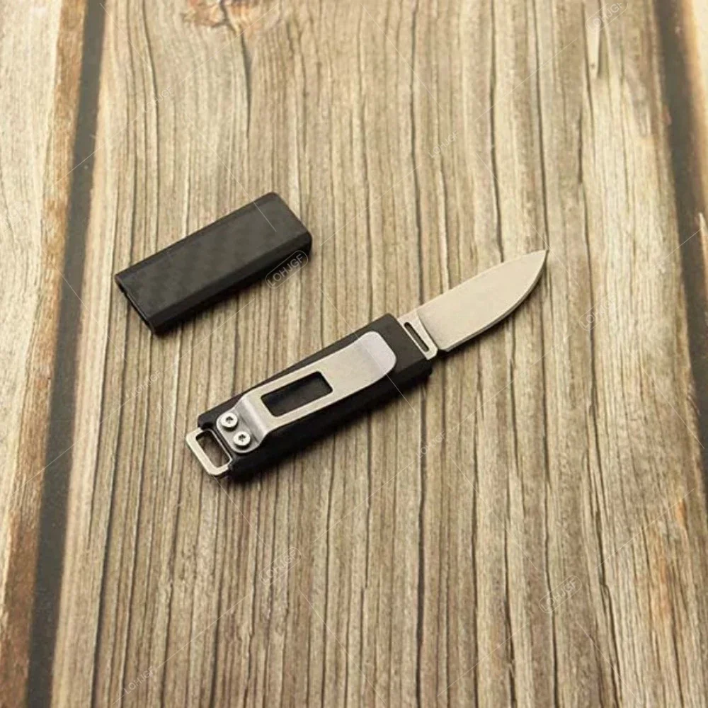 All in One Handle Sheath Pocket 2425 Straight Knife with Clip Camping Fishing Mini Rope Cutting Tools Outdoor with Sheath Knives