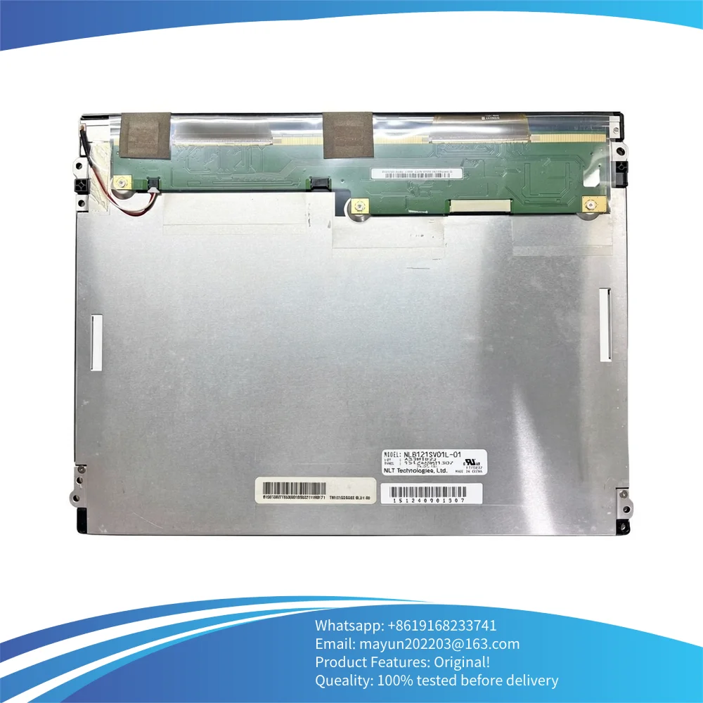 Original Tested NLB121SV01L-01 TM121SDS01 TM121SDSG05 TM121SDSG07 12.1
