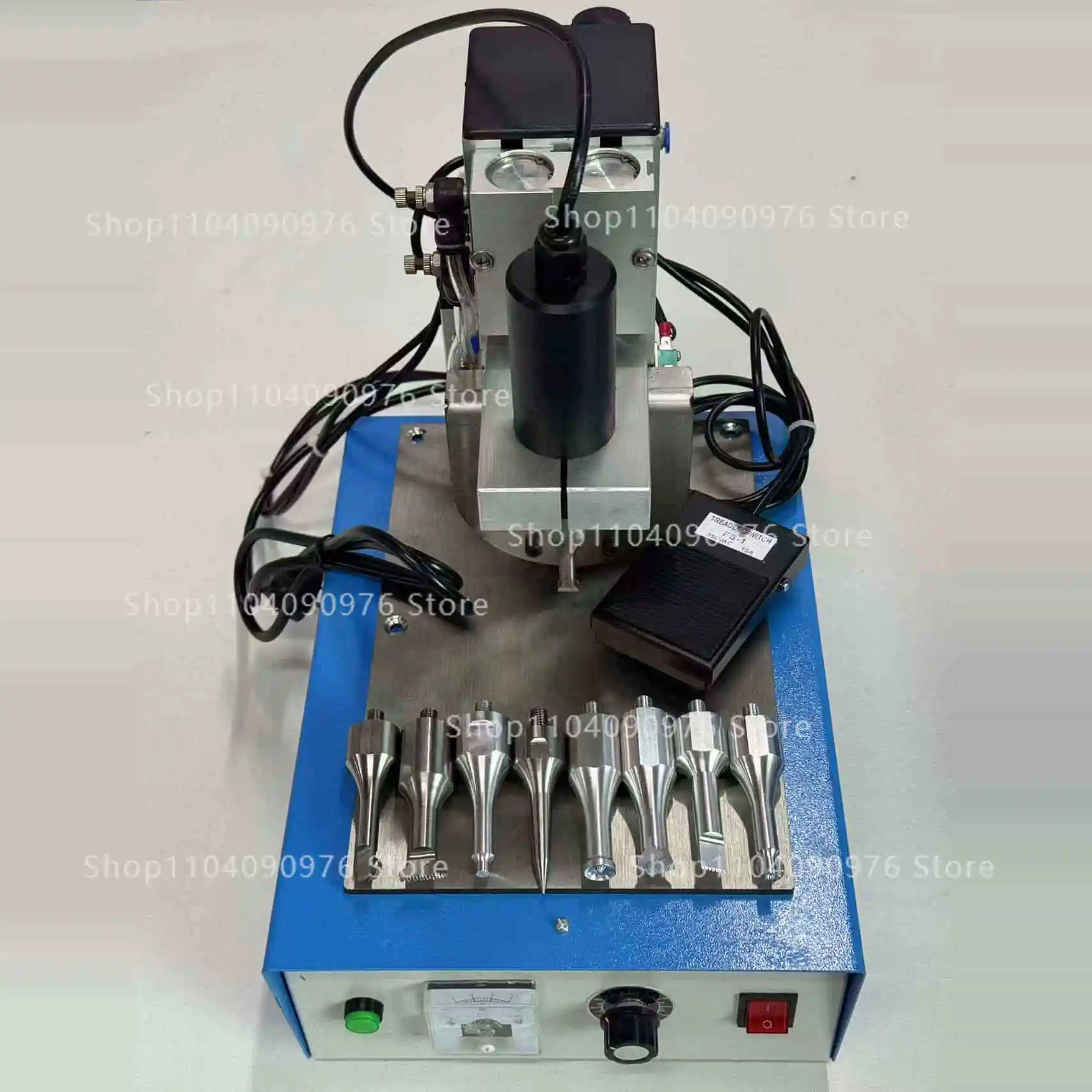 35K 1200W Ultrasonic Spot Welder Desktop Ear Loop Plastic Fruit Box Positioning Melting Ironing
