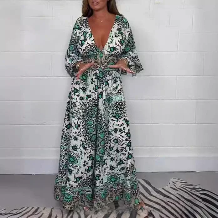 

Floral Printed Street Style Low Waist Jumpsuit for Women plus Size Long Pants Autumn Collection No Brand Registered Trademark