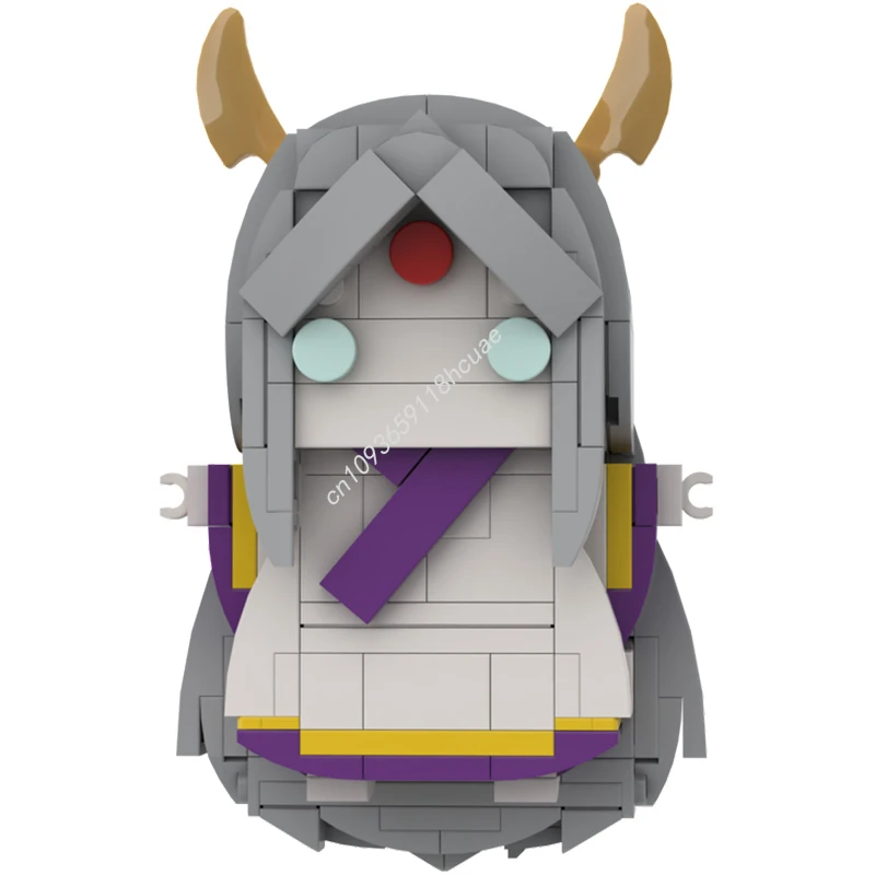 248 pz MOC Ootutuki Kaguya Brickheadz Modello Building block Bambini Architettura Giocattoli FAI DA TE Di Compleanno regali Di Natale