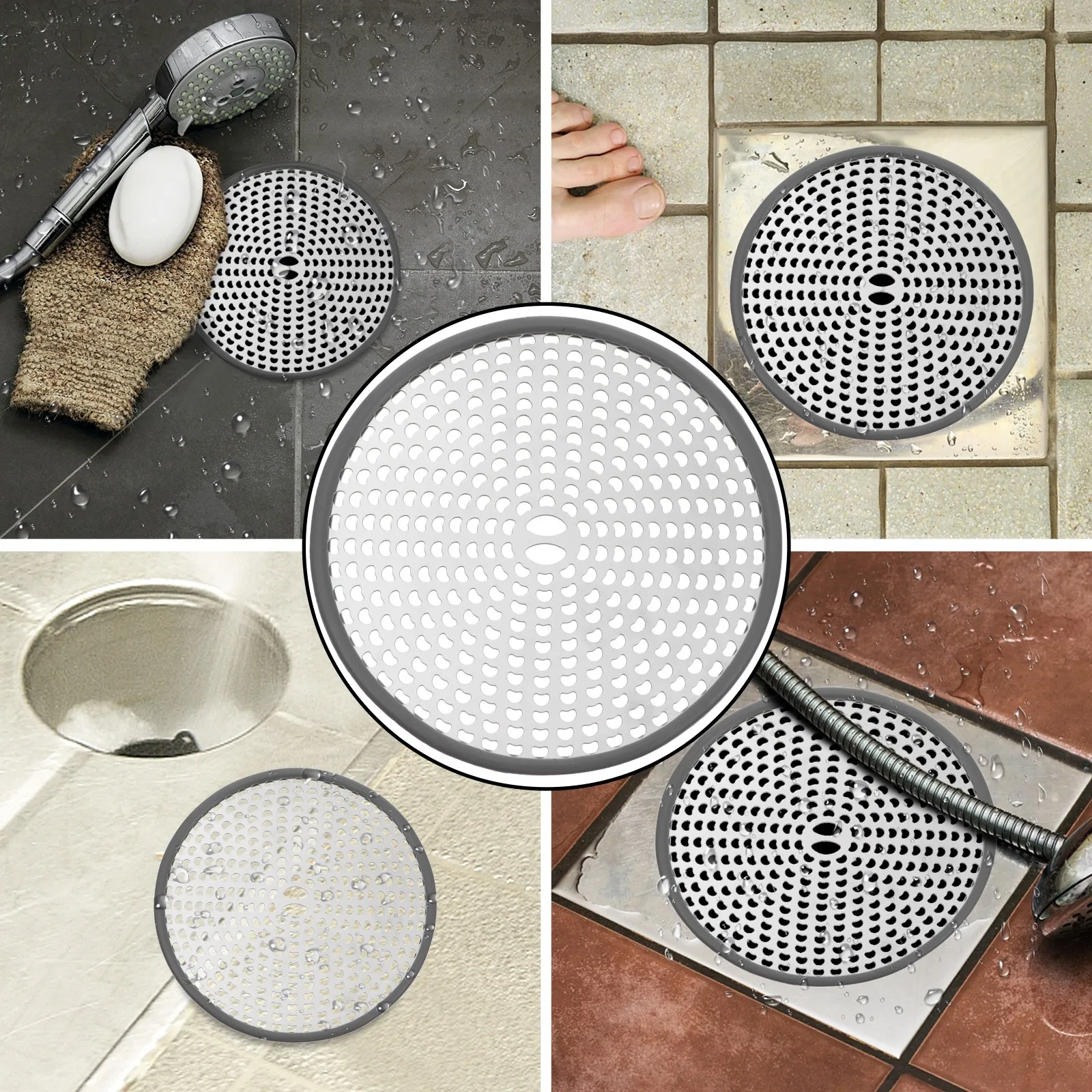 

Stainless Steel Sink Filter for Kitchen and Bathroom Drain Cover Hair Food Waste Catcher Fast Drainage Anti Block Sink Filtering