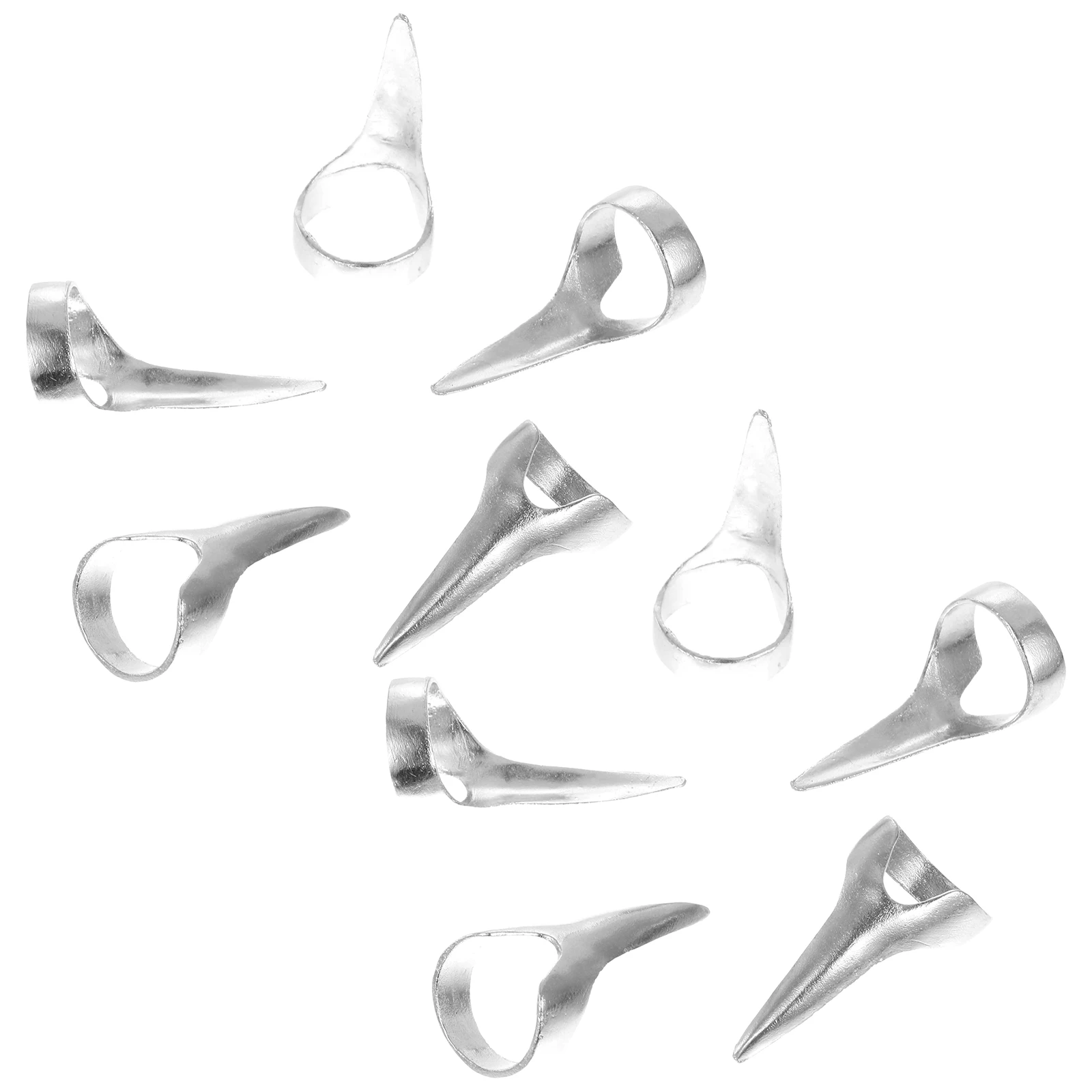 

10Pcs Halloween Finger Rings Punk Style Alloy Party Rings for Festival Costume Accessories Finger Accessories Festival Ring