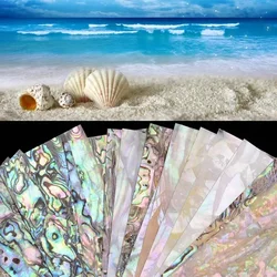Abalone Shell Stickers Sheet Acoustic Guitar Self Adhesive Scratch Plate Pickguard Material Pearl for Inlay Overlay(240mm×140mm)