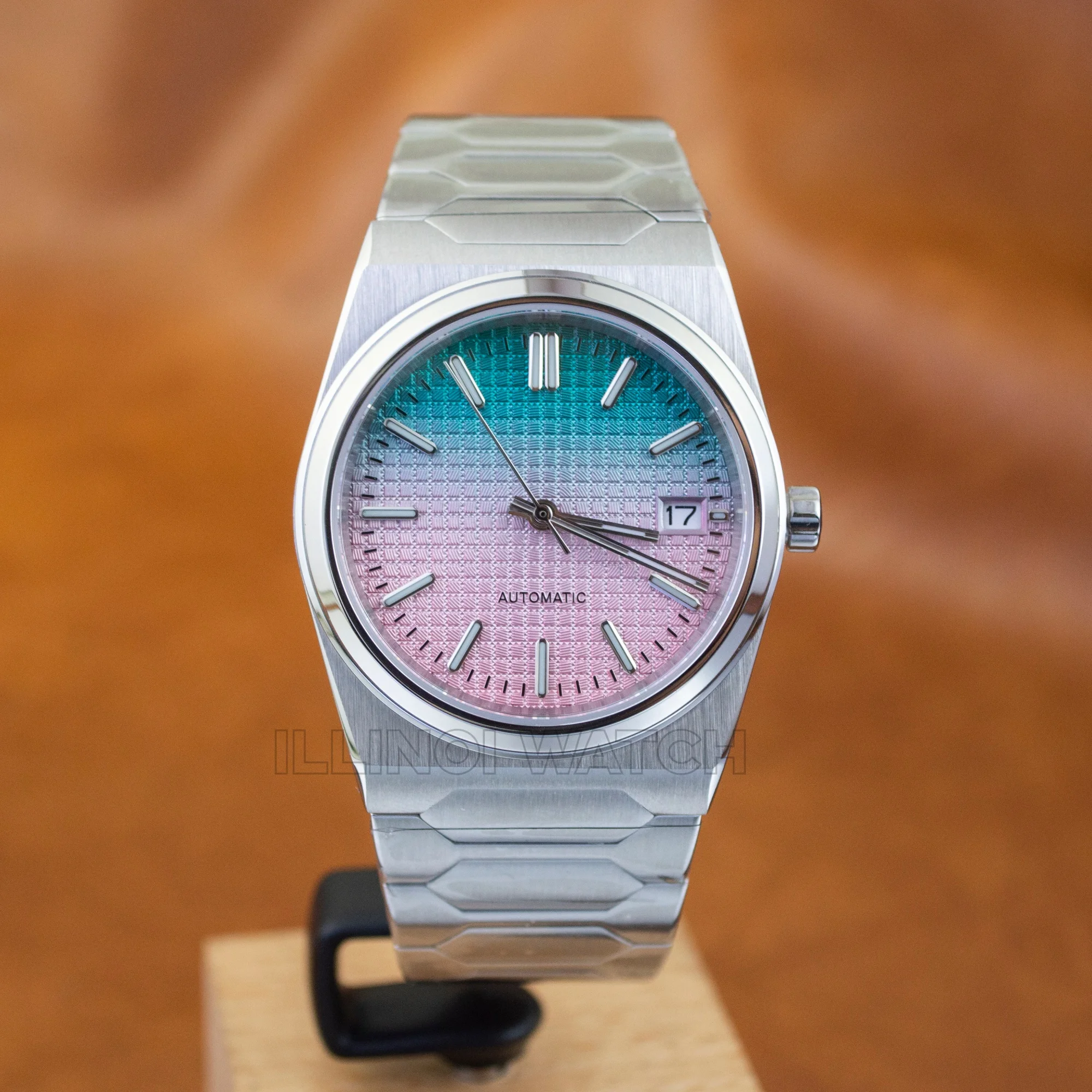 

NH35 Movement Automatic Watch Men Sapphire Crystal Mechanical Wristwatch 100m Diving Super Luminous Stainless Steel Watches