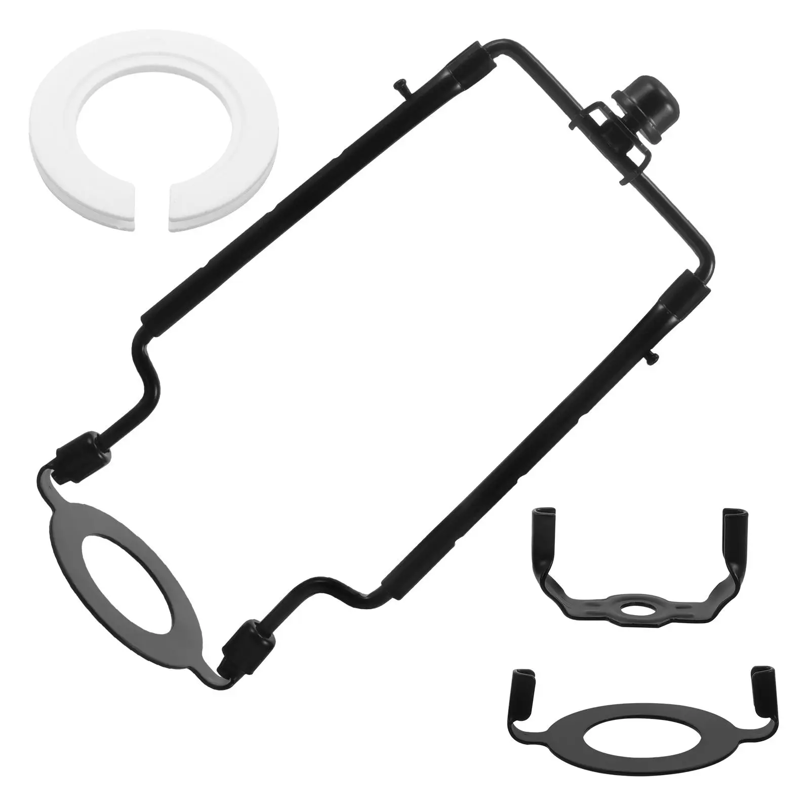 

Pendant Shade Bracket Light Covers Lamp Repair Kit for Table Lamps Lights Black Iron Parts Making