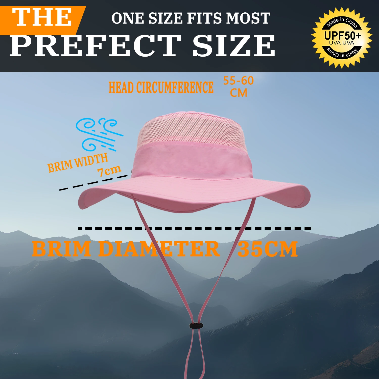 Hats for Bucket hat women  Men\'s Fisherman Sunscreen Sun Hat Panama Hat Fishing Breathable Net Quick-drying Big Hat Hiking Hat