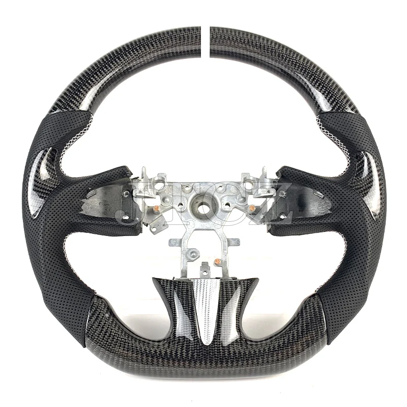 

Для Infiniti QX50 Q50 Q60 обновленный спортивный руль из углеродного волокна, автомобильные аксессуары 2014 2015 2016 2017