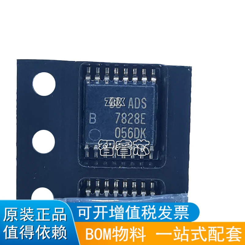 5Pcs/Lot New Original ADS7828EB ADS7828E TSSOP-16 12BIT analog-to-digital Converter ADC Chip