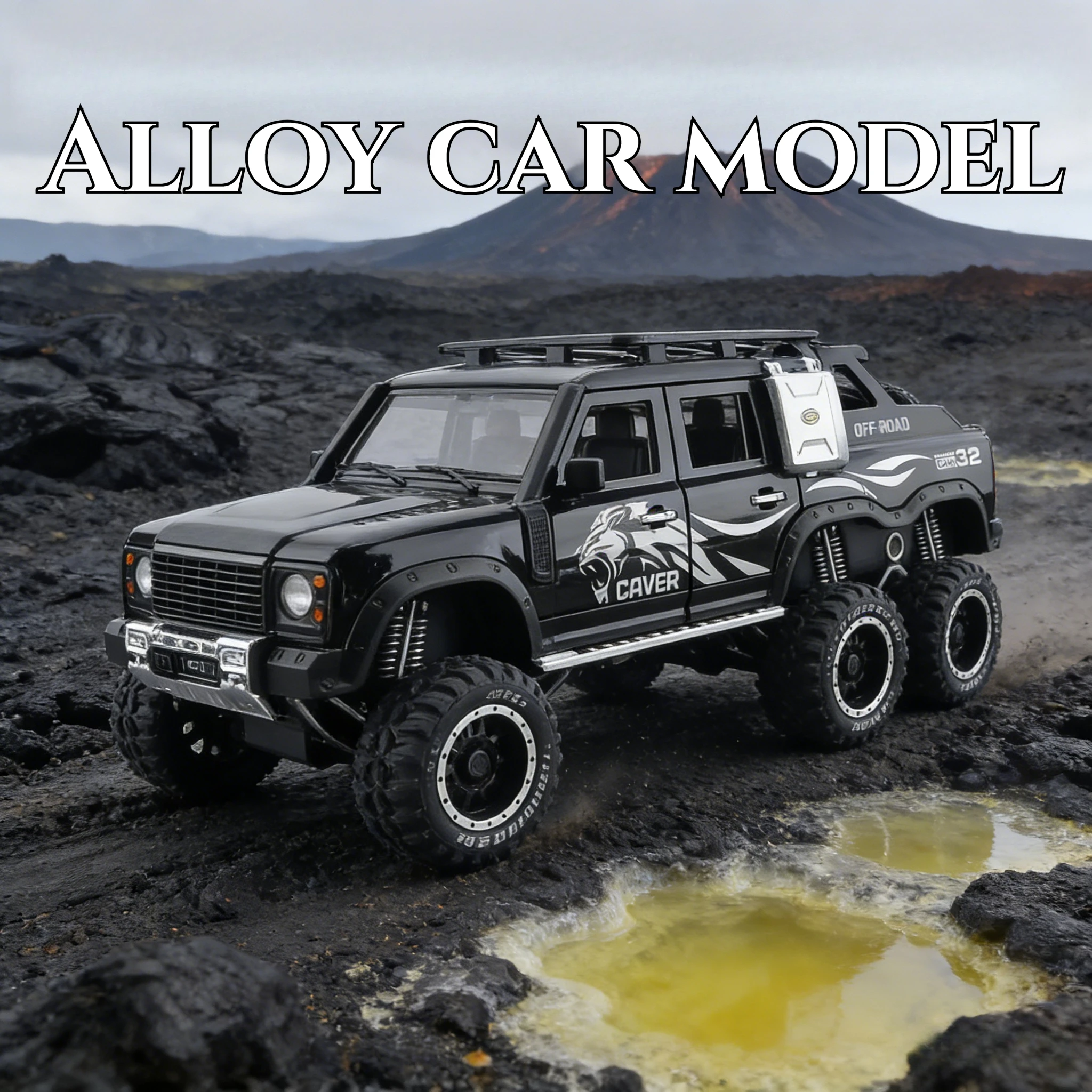 

Для нового 1:24 Land Rover Defender шестиколесного внедорожника, модель моделирования звука и света, детская игровая игрушечная машина, подарок для мальчика