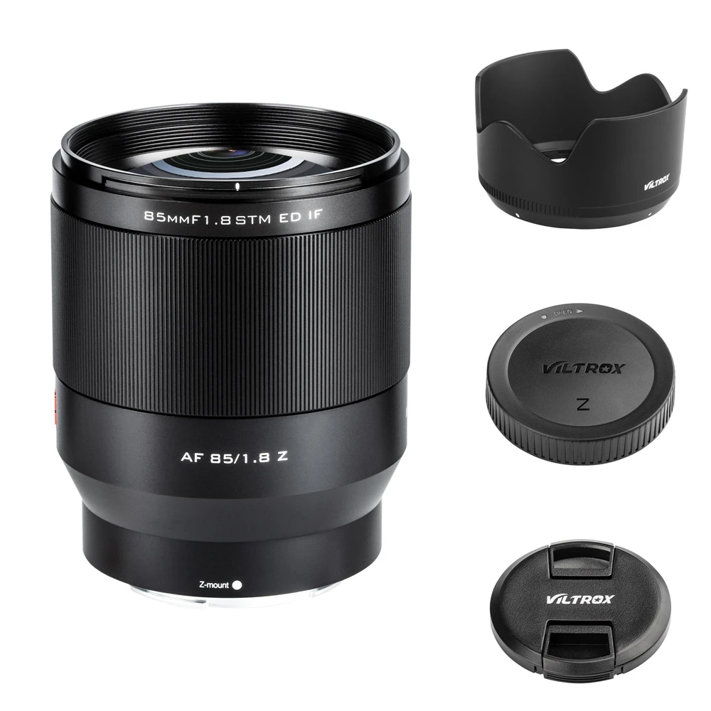 VILTROX 85mm f1.8 X Mark II Lens Auto Lens Portrait Fixed Focus Lens for Fujifilm Fuji X Mount  sony E Mount Nikon Lens Z mount