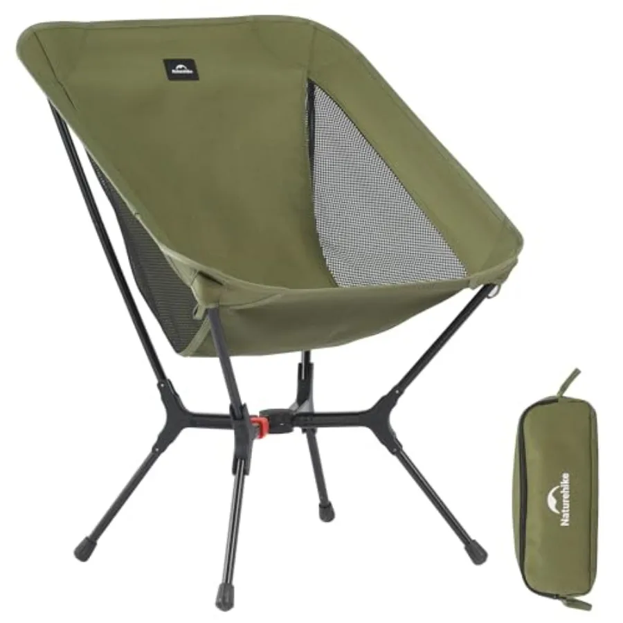 

YL01 Snap Camping Chair 1 Second Setup Frame 441lb Capacity Camp Chair Portable and Lightweight Backpacking Chair