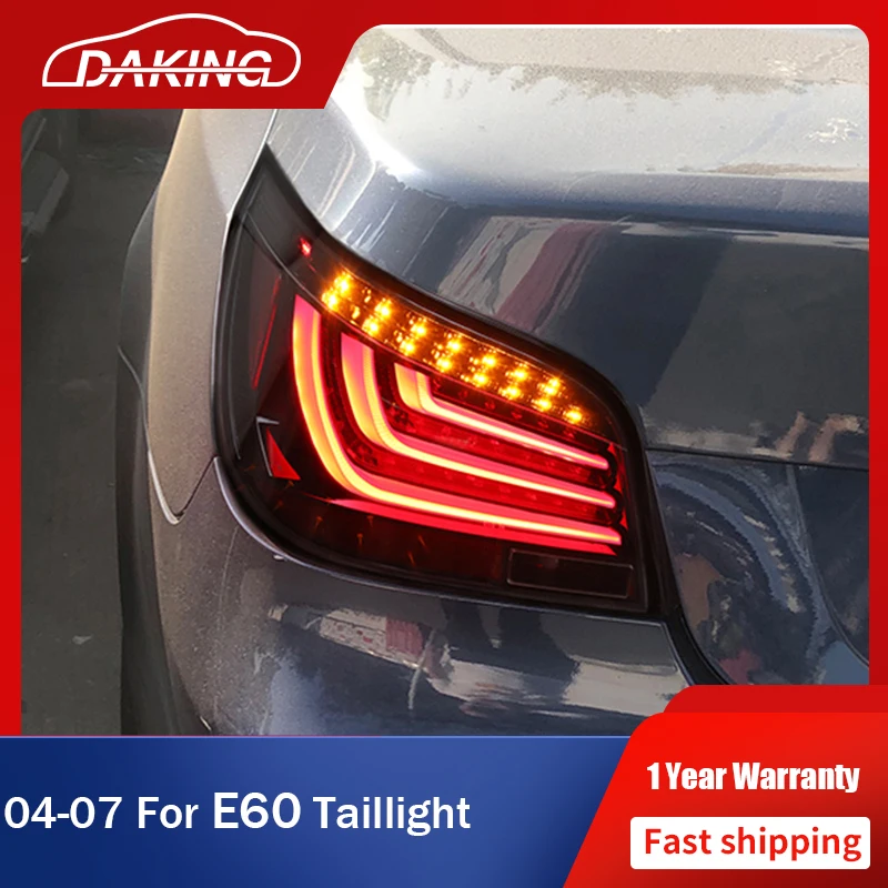 

Car Led Tail Light For BMW 5 series 2004-2007 E60 i520 523 525 530 Brake Lamp Driving Lights Turn Signal Taillights Assembly