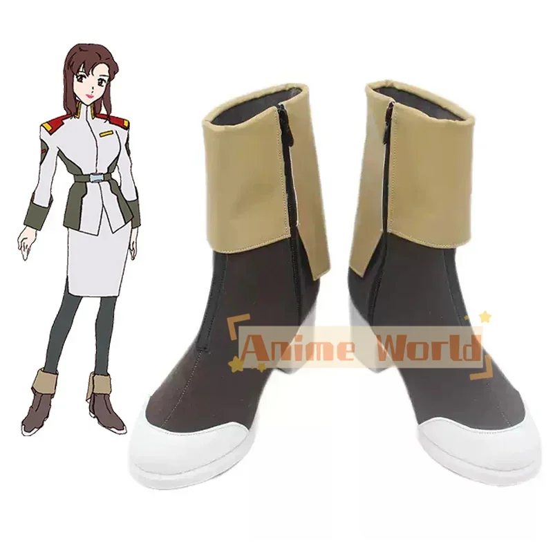 Mobile Suit Gundam SEED Murrue Ramius Cosplay Shoes Halloween Carnival Christmas