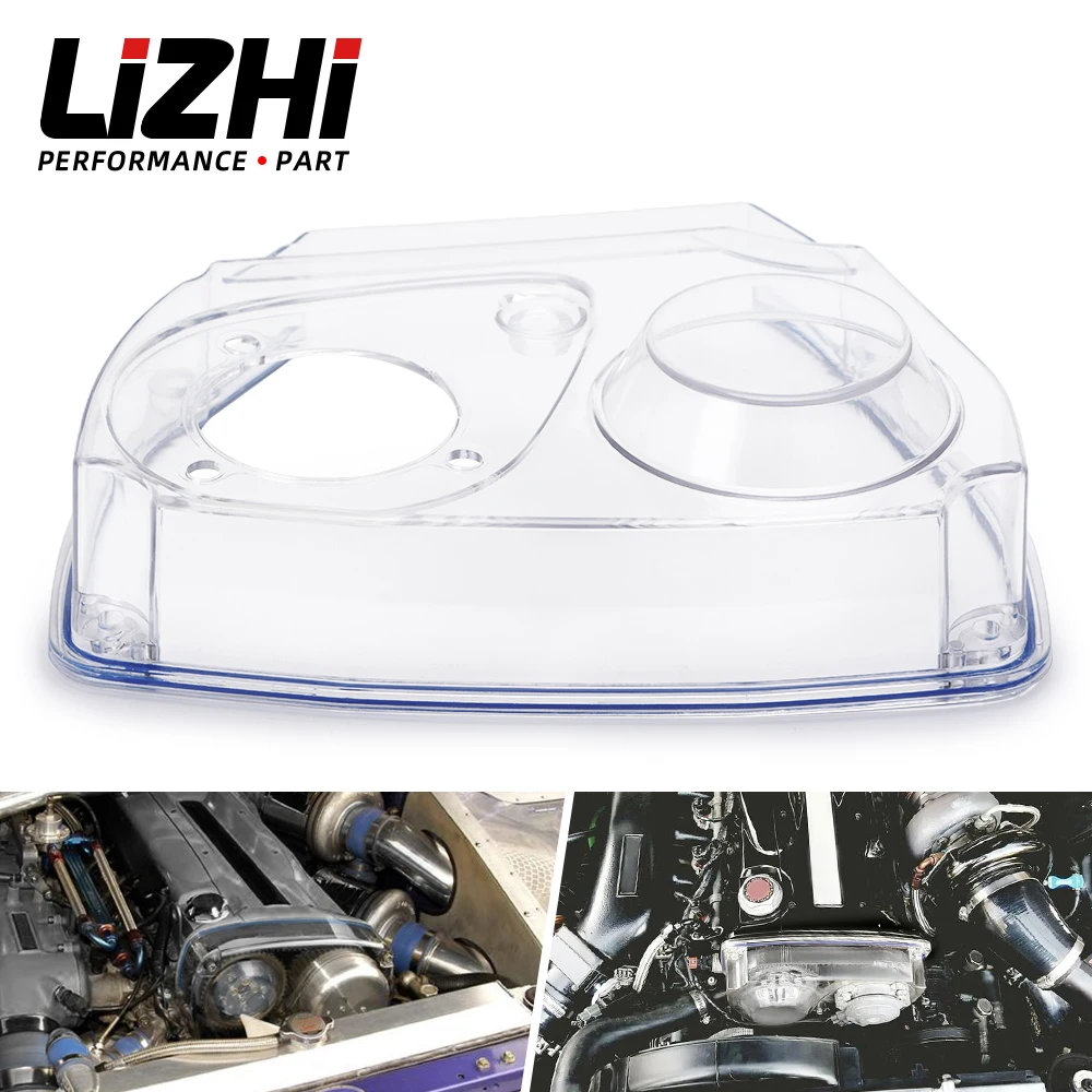 LIZHI - Clear Cam Gear Timing Belt Cover Pulley For NISSAN Skyline R32 R33 GTS RB25DET LZ6339