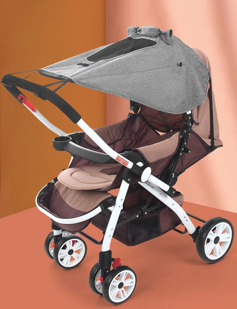 Baby stroller sunshade accessories shading UV protection sun shield rain canopy universal removable