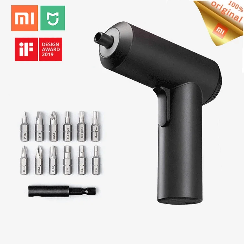 XIAOMI Mijia 12Pcs cacciavite ricaricabile senza fili 2000mAh li-ion 5N.m cacciavite elettrico con punte a vite multifunzione S2