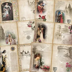 1Pack Retro Medieval Times Vintage Sticker DIY Craft Scrapbooking Album Junk Journal Decorative Stickers