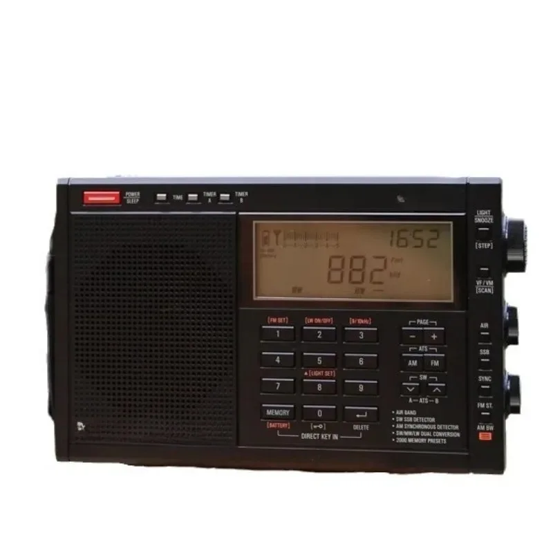 Portable full-band digital secondary frequency conversion aviation shortwave radio shortwave enthusiast charging
