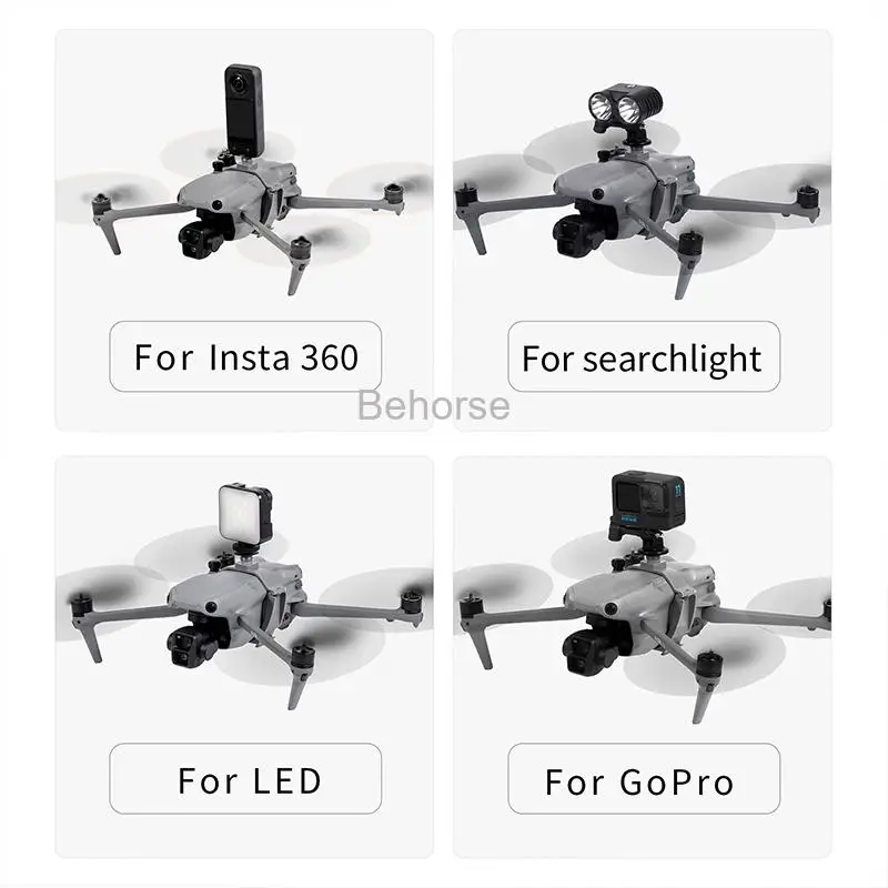 Expansion Adapter Holder For DJI Air 3 Bracket Camera Mounting Kit  Connect Adapter Night LED Light Drone Accessories