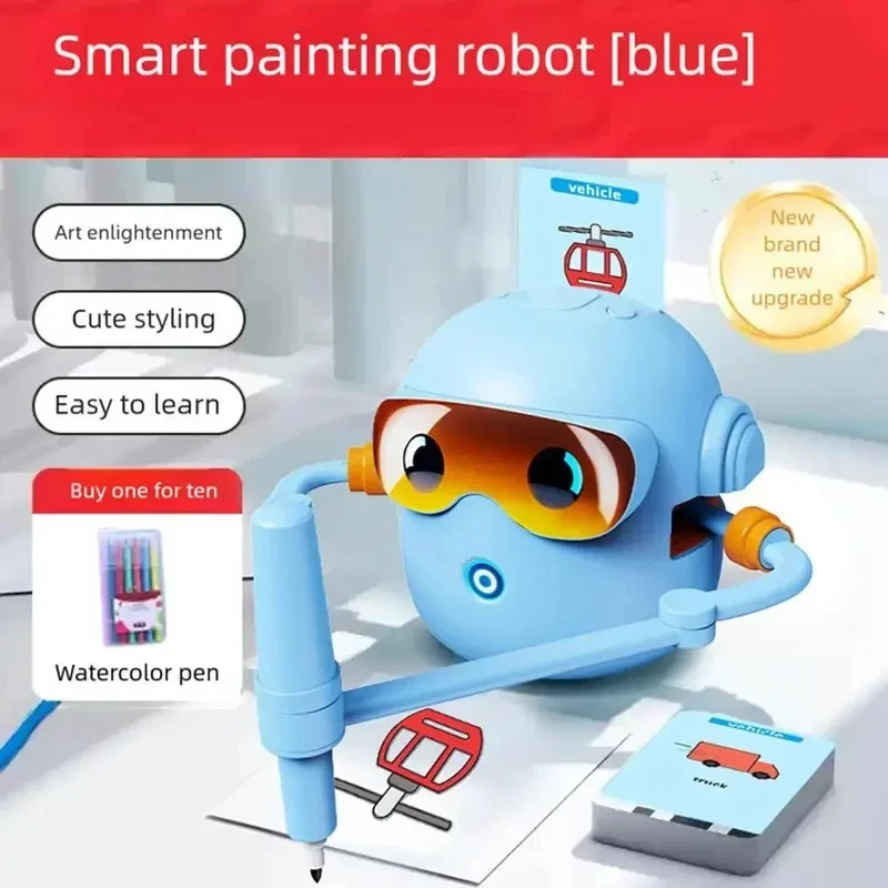 voicebots-drawing-robot-for-kids-voice-interactive-educational-drawing-machine-magic-painting-robot-gift-for-boys-girls