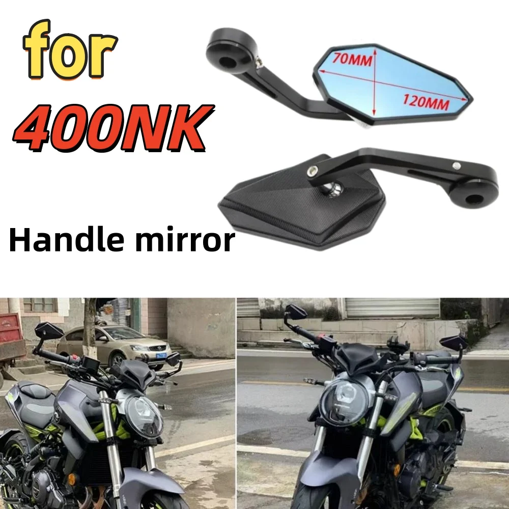 Reflective left and right side mirrors for 400NK handlebar mirrors and reversing mirrors; non-destructive, high-quality parts.