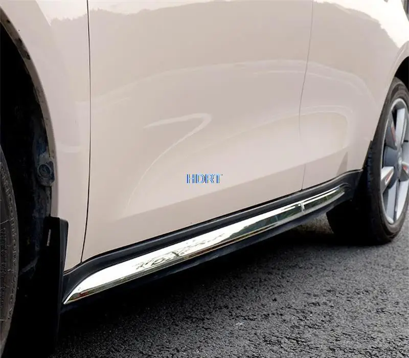 Side Door Body Trim Strip Exterior Decoration For Great Wall Ora Funky Cat GWM Ora Good Cat 2021 + Car Styling Skirt Moulding