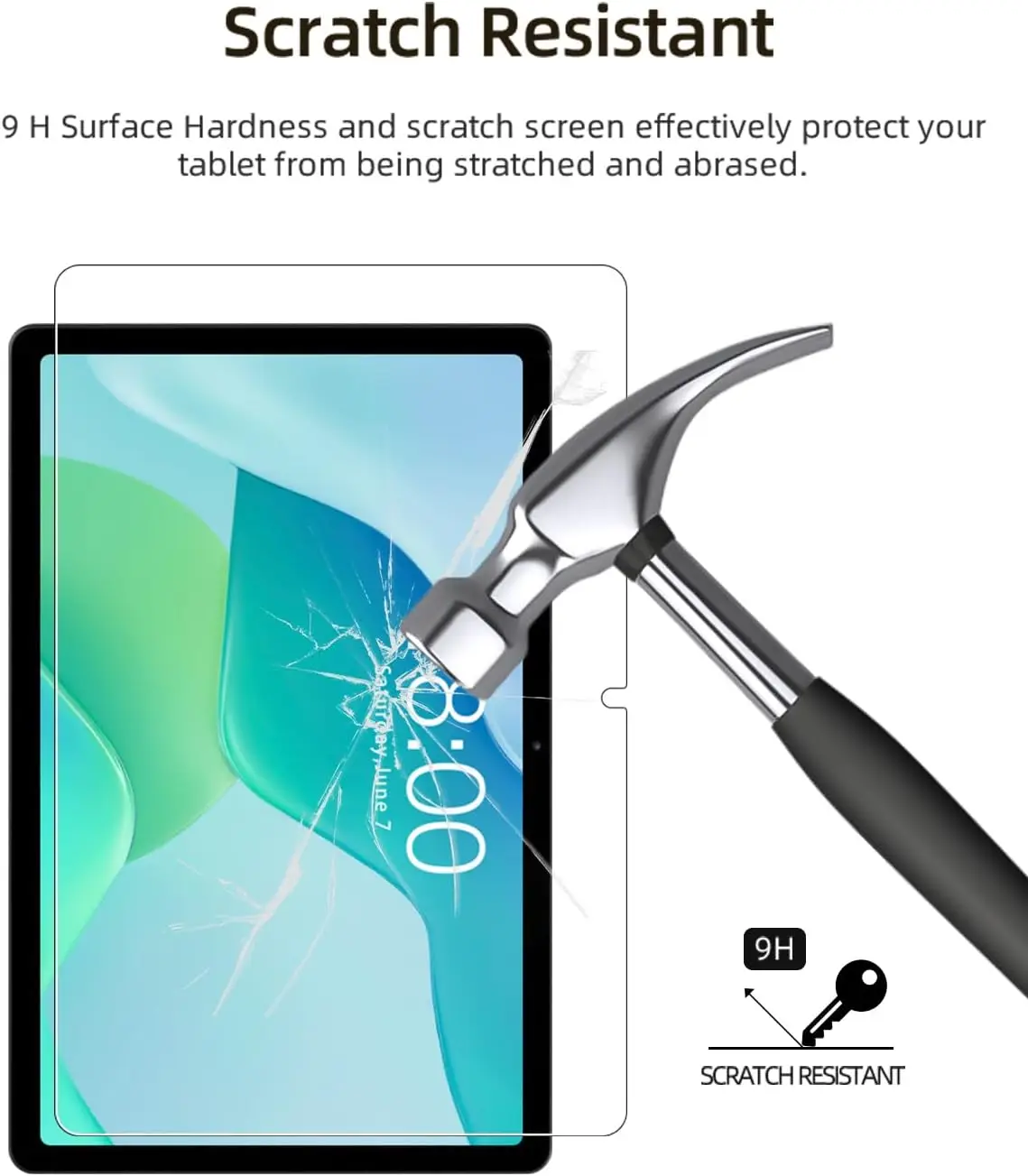 1 PCS Tablet Tempered Glass Screen Protector For Teclast P33 2025 10.1 Inch Anti-Scratch Bubble Free HD Clear Protective Film
