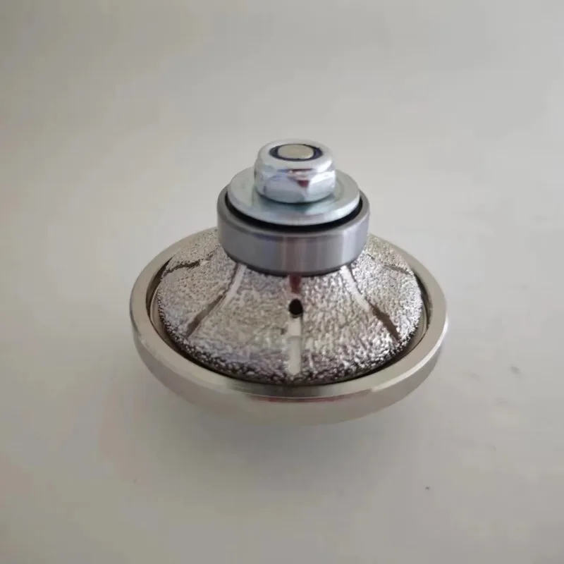 O-shaped vacuum brazing diamond profile grinding wheel for sandstone/limestone, diamond manual profile milling wheel