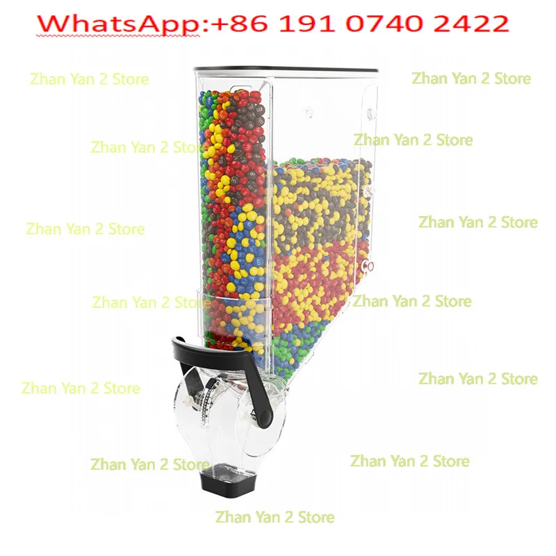 1PCS Bulk Candy MM Bean Display Box Chocolate Bean Dispenser Internet celebrity bean puller sugar twister pull-down gravity box