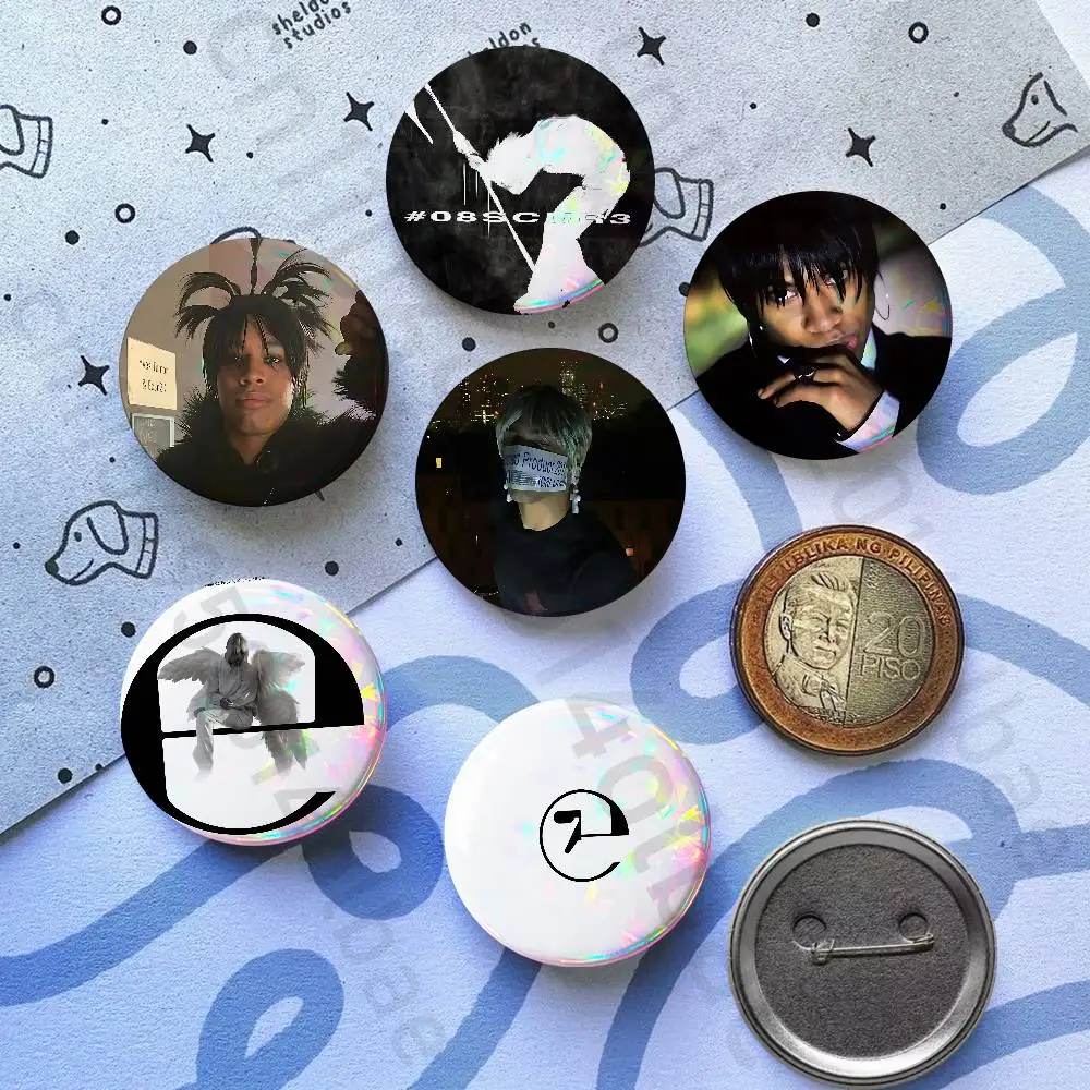 Ecco2k Drain Gang Vintage 25mm 75mm 44mm 58mm 32m Brooches Badges Pins for Accessories