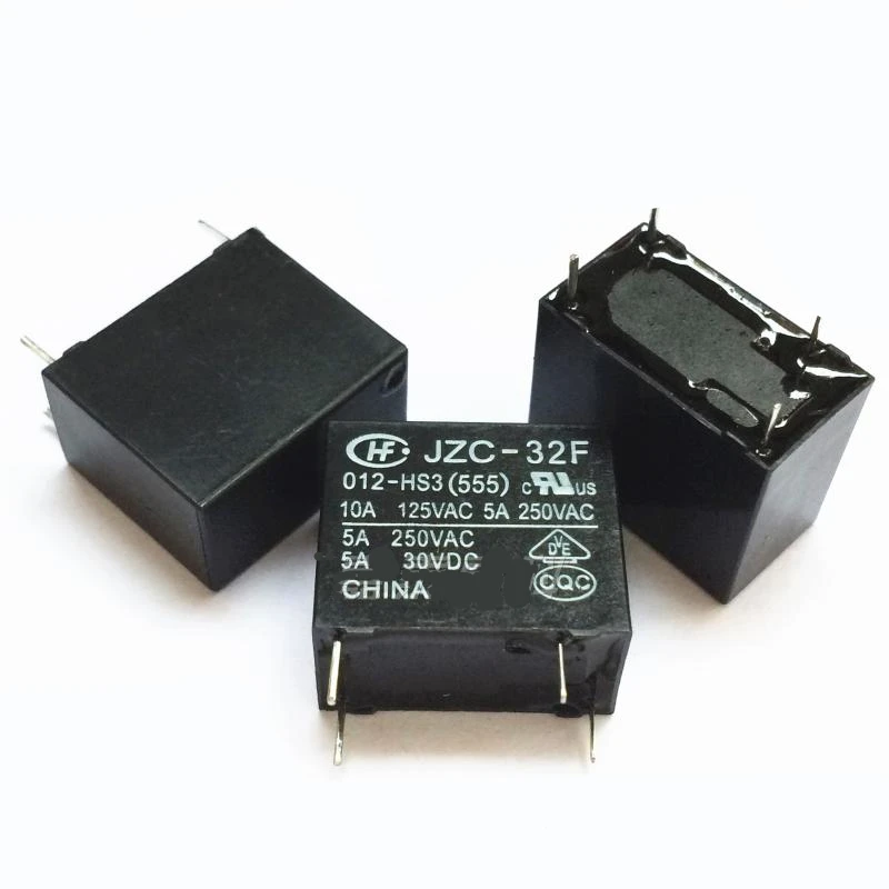 2PCS HF32F-005-HSL3 JZC-32F-005-HSL3 JZC HF32F-005 012 024-HS3 ZS3 HSL3 HSLQ3 5/8A4/5pin One Normally Open 3A High