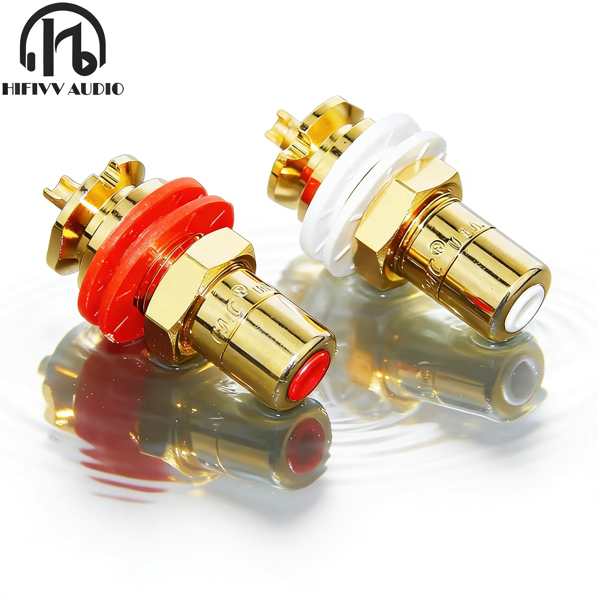 CMC 816U CMC816 gold-plated RCA socket for Amplifier connector AMP CD player RCA cable plug connector