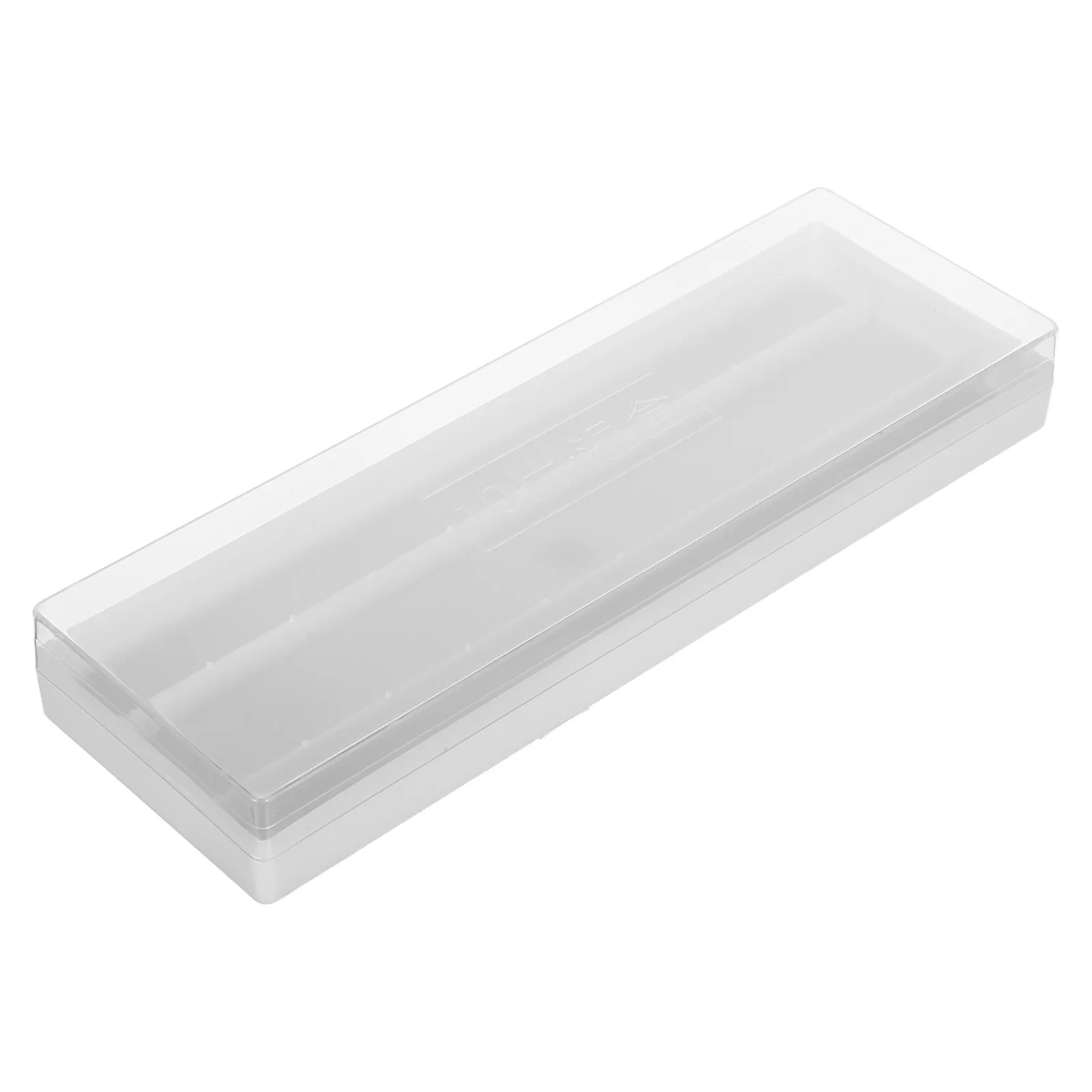

Clear Plastic Microscope Slide Storage Box Mini Rectangle Lab Slide Holder Case Glass Slider Organizer Holds 10 Slides Portable