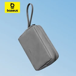 Baseus-bolsa organizadora con cremallera para iPhone, estuche de almacenamiento para 15, 14 Pro Max, auriculares, cargador de Cable, PC, accesorios digitales