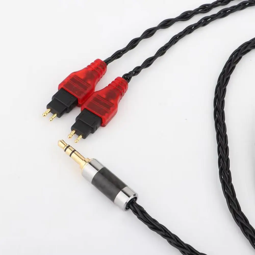 8 Cores OCC Silver Plated Balanced Headphone upgrade cable For HD580 HD600 HD650 HDxxx HD660S HD58x HD6xx