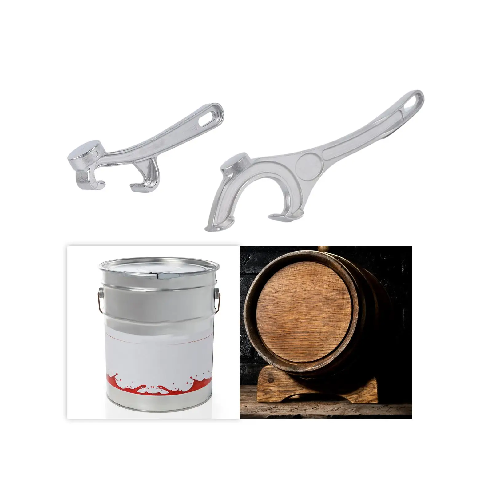 Eimeröffnerschlüssel Mühelos Werkzeug zum Öffnen von Honingeimern aus Aluminiumlegierung