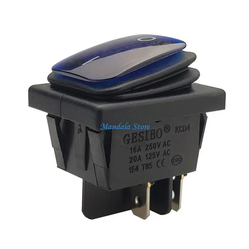 U2JC KCD4 2/3 Position Boat Rocker Switch 4/6 Pin Switches Miniature Switch Hull On/Off for Home Appliances
