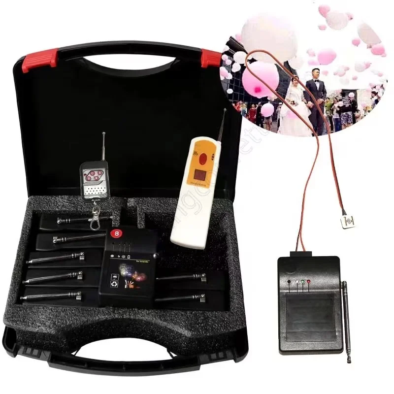 

Wireless Remote Control Sequential Balloon Exploder Blast Device Firing System For Ground Sky Burst Party Wedding Stage